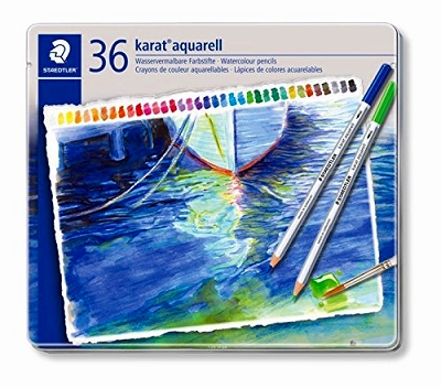 水彩色鉛筆の基本的な塗り方 水筆の使い方も解説 大人の塗り絵 色鉛筆画の塗り方
